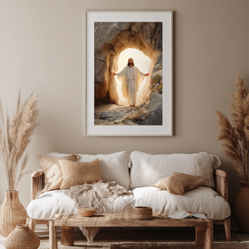 Gesù abbraccia la luce